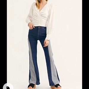 Free People Flip it Reverse it flare Jeans size 27
